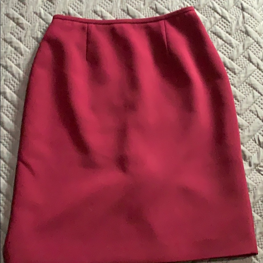 Maroon Pencil Skirt by Liz Clairborne